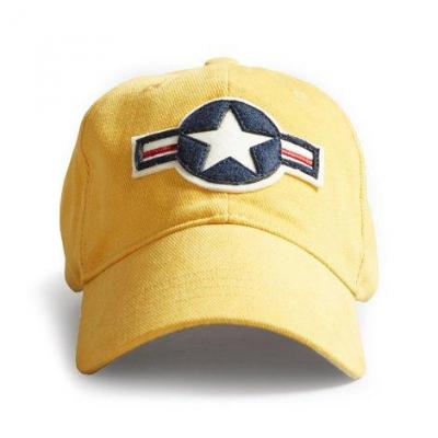 Cap us stripe roundel yellow