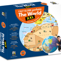 Globe the world xxl png boite